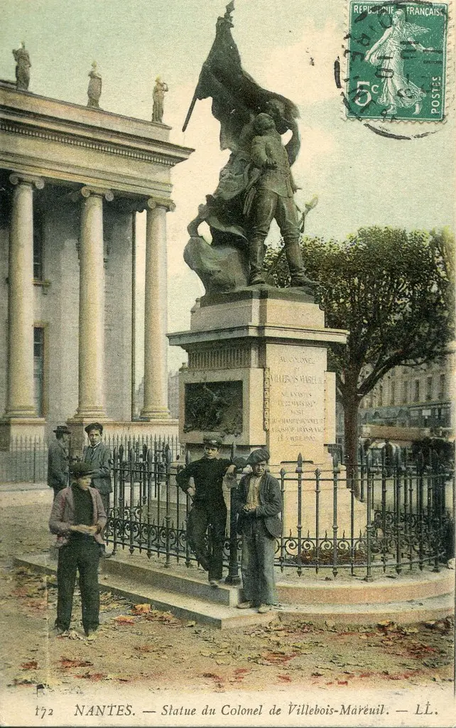 172. Nantes. Statue du Colonel de Villebois-Mareuil (c.1910)