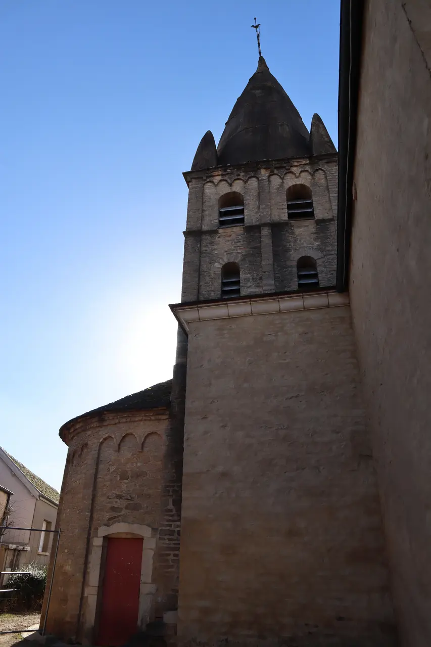 Bligny-lès-Beaune (21) Église Saint-Baldoux - Extérieur - 01