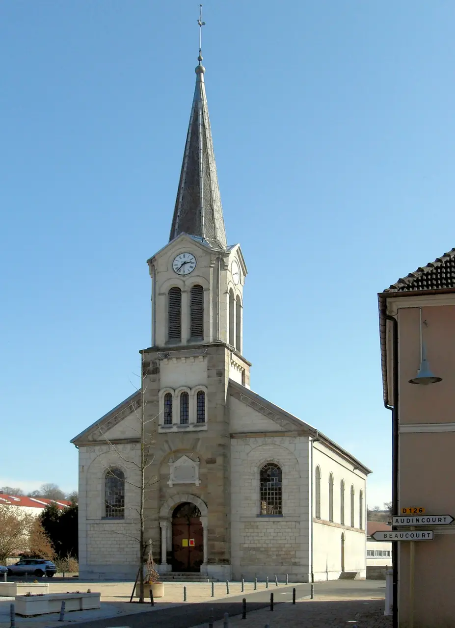 Dasle, Temple protestant