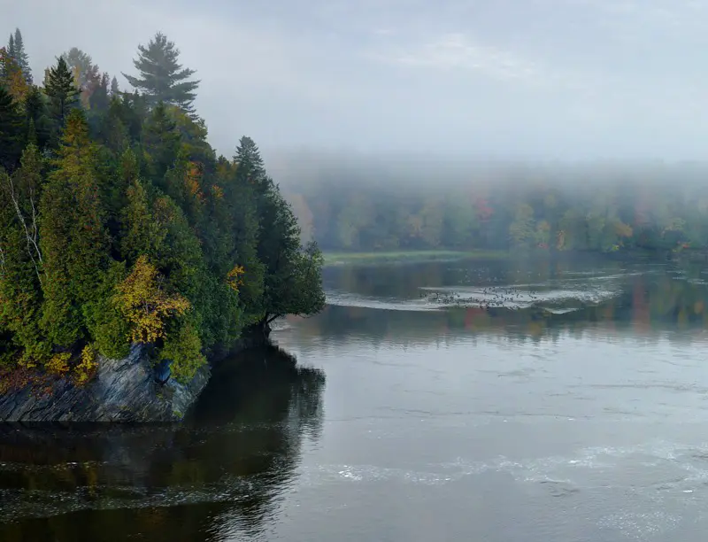 Parc des deux rivières à East-Angus