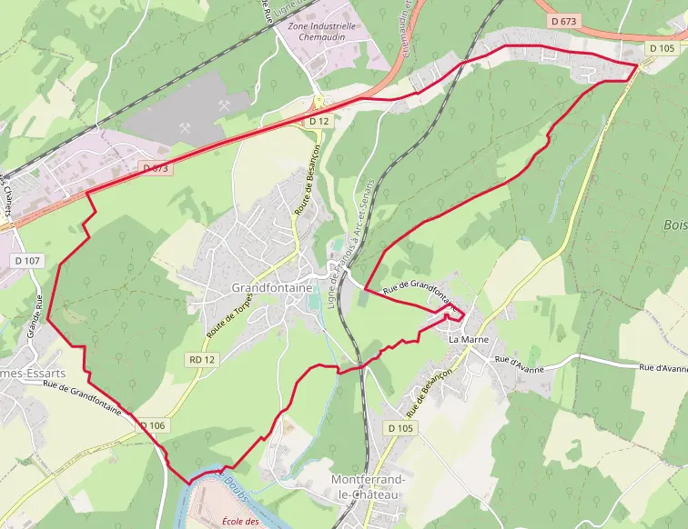 Grandfontaine (Doubs) OSM 01