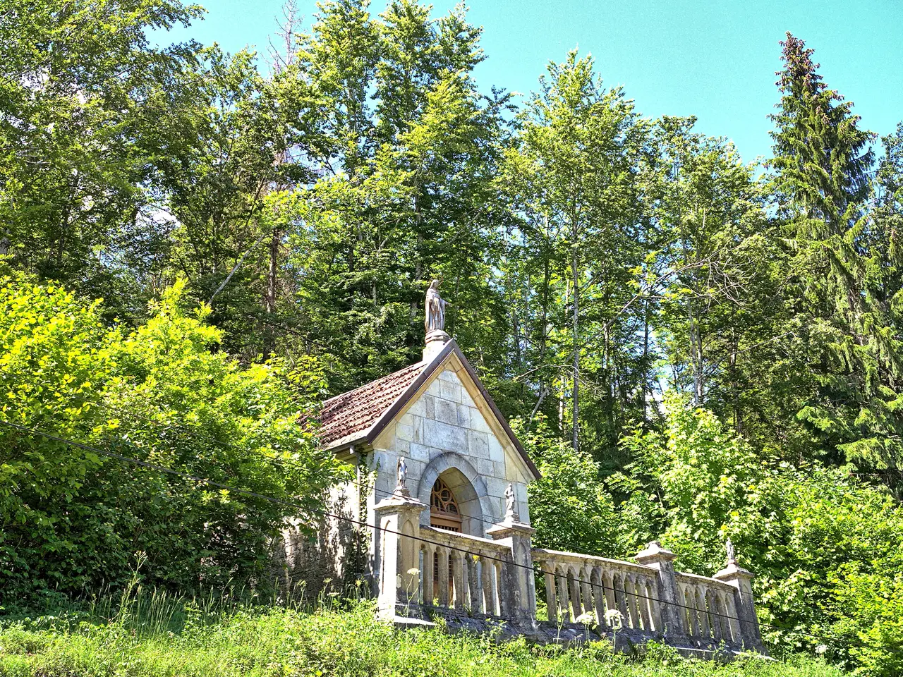 Houtaud, la chapelle de la Vierge