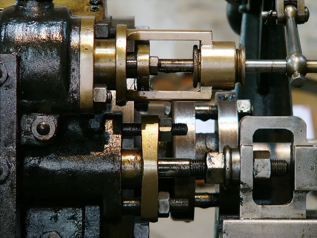 Détail de la machine à vapeur Merlin
