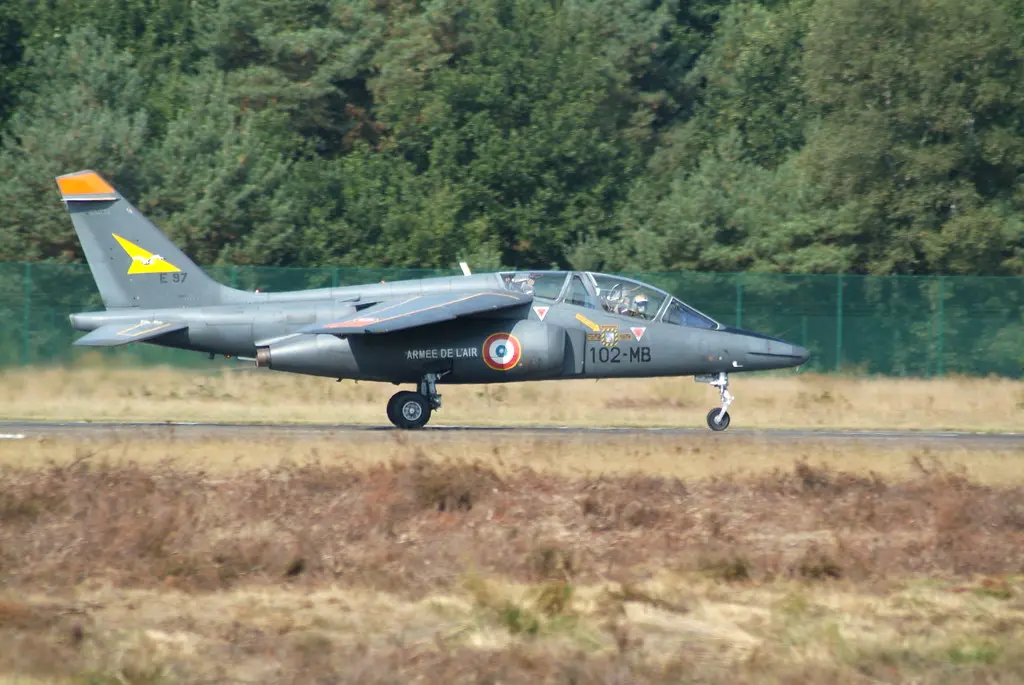 E97 / 102-MB Alphajet belonging to EC.05.002 based at BA102 Dijon-Longvic in Burgundy