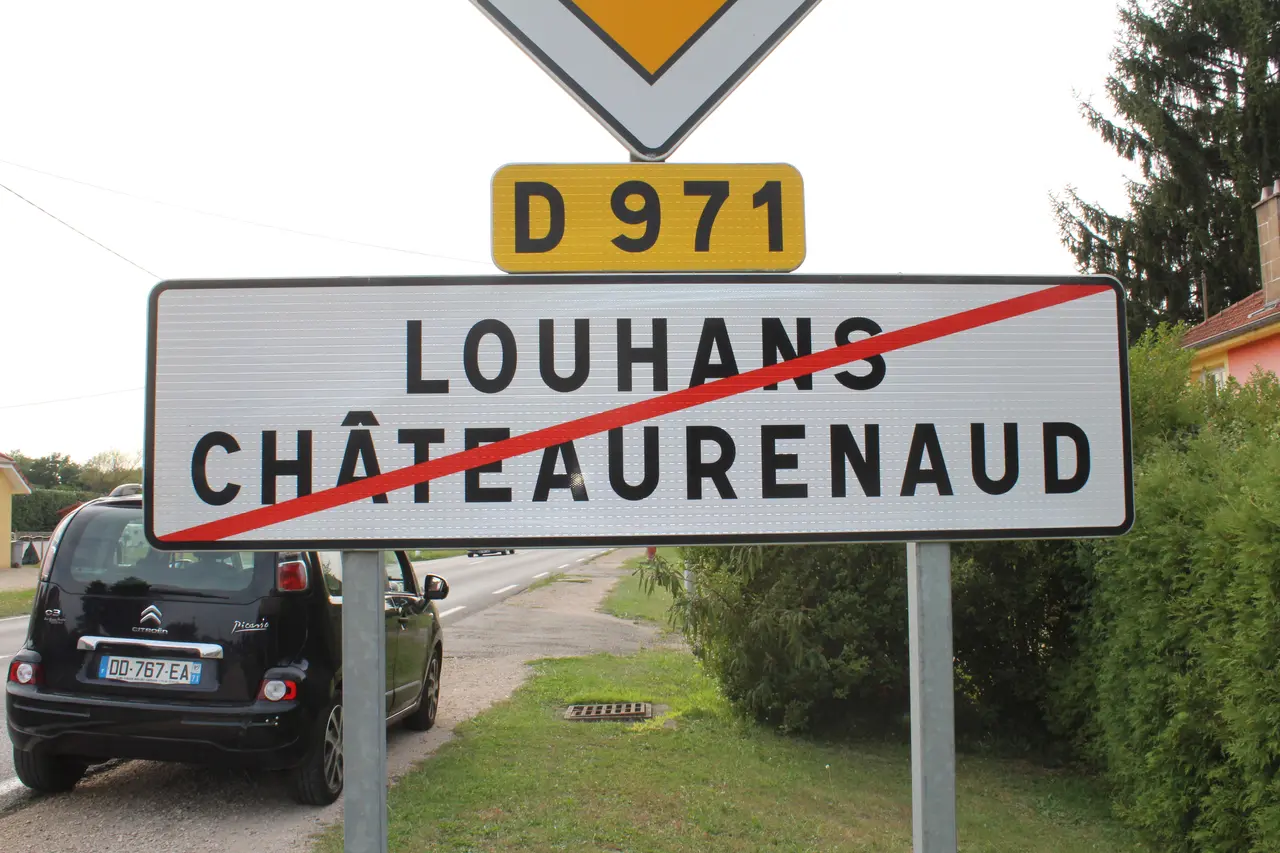 Panneau sortie Louhans Châteaurenaud Louhans 2