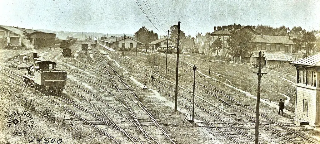 Gare du Petit Criox, Montreux-Château French and German border 9-14-1918 NARA111-SC-24500-ac