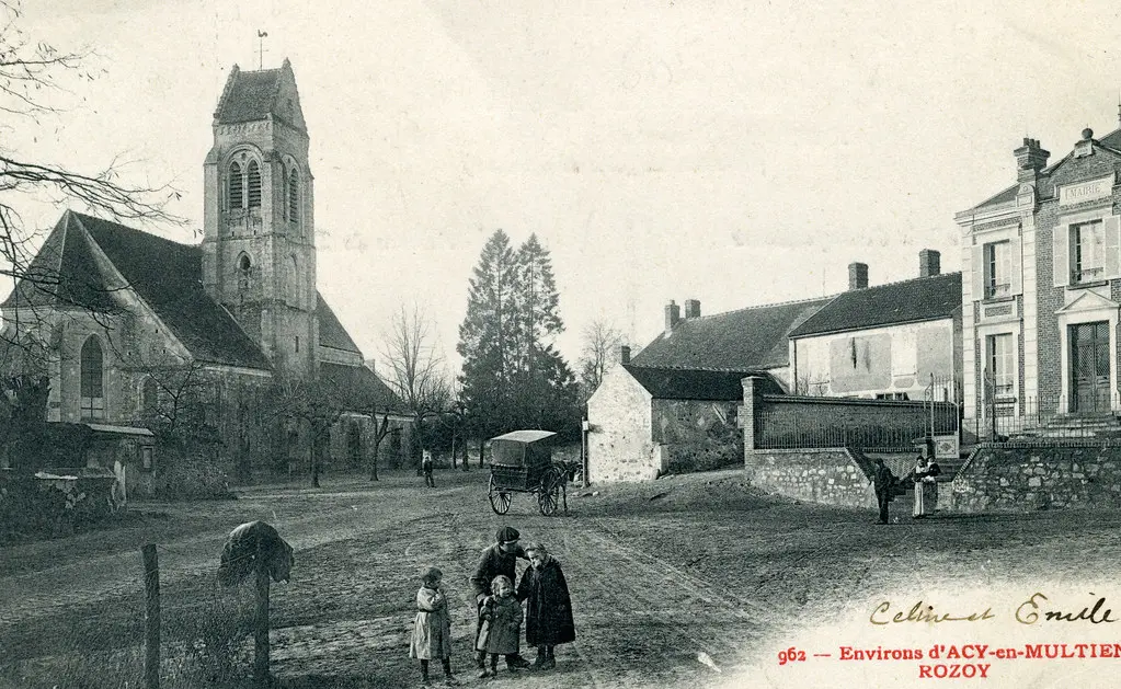 Rosoy en Multien - 1900 - Café Germaine