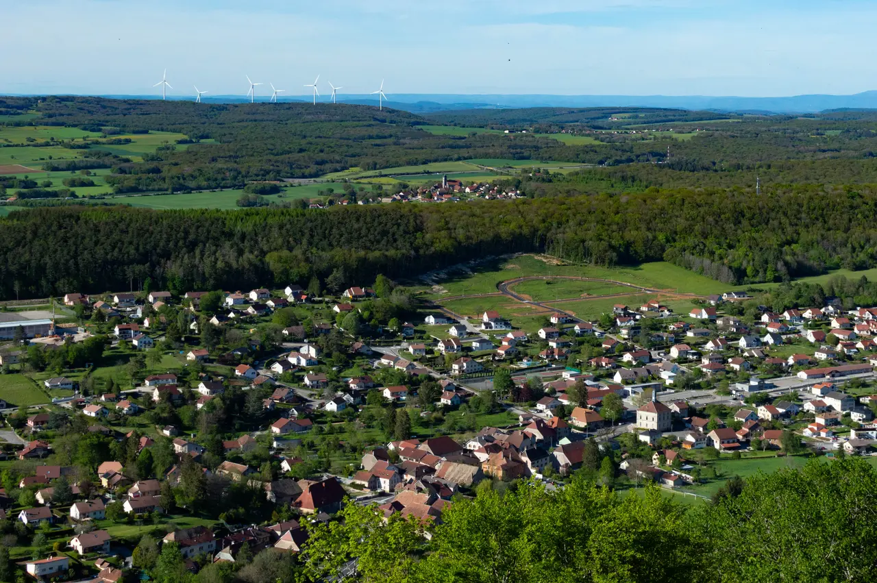 Roulans, vue générale