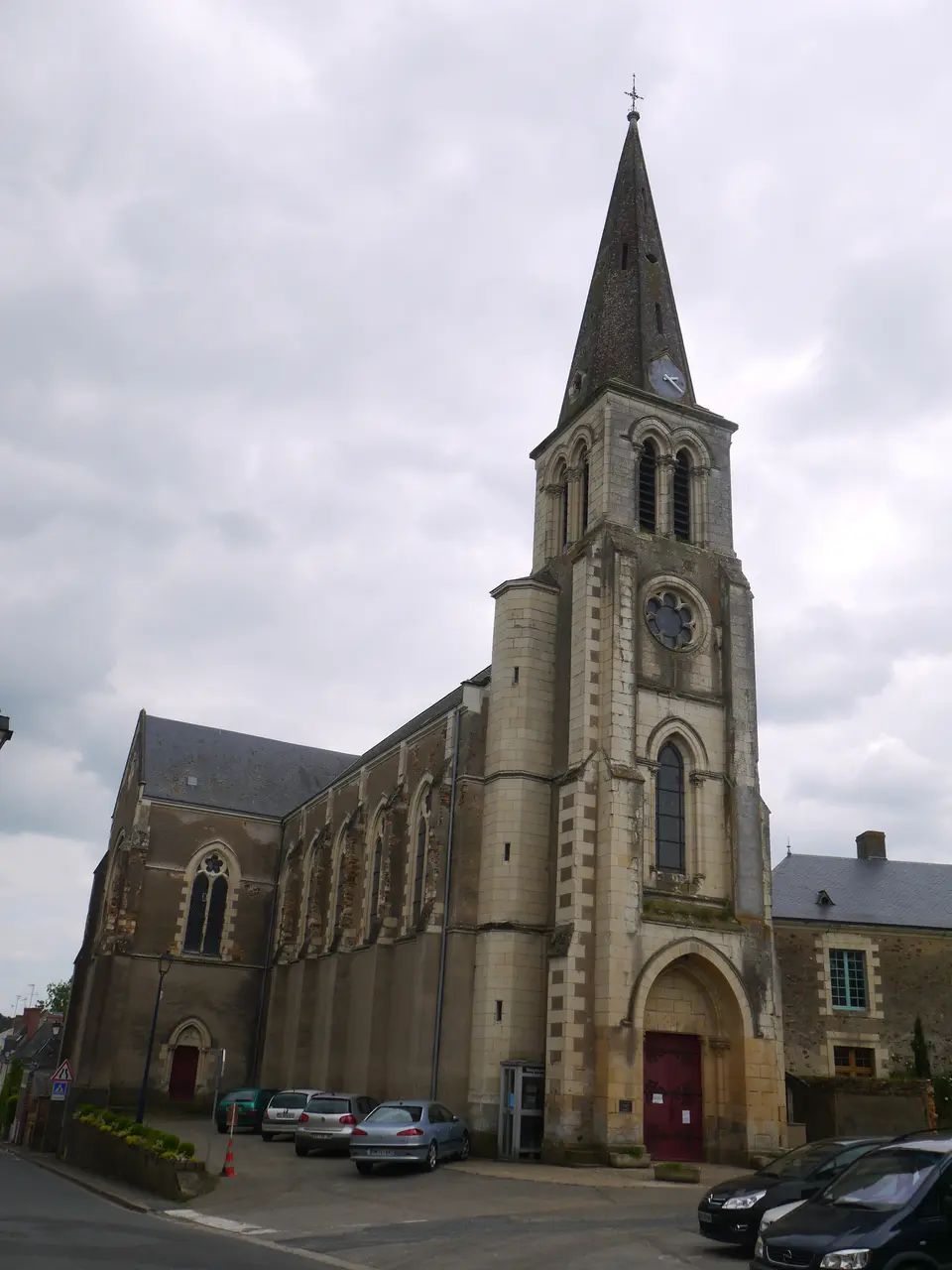 Chambellay 49 église Saint-Aubin