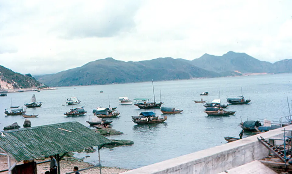 New Territories - Sampans near Castle Rock