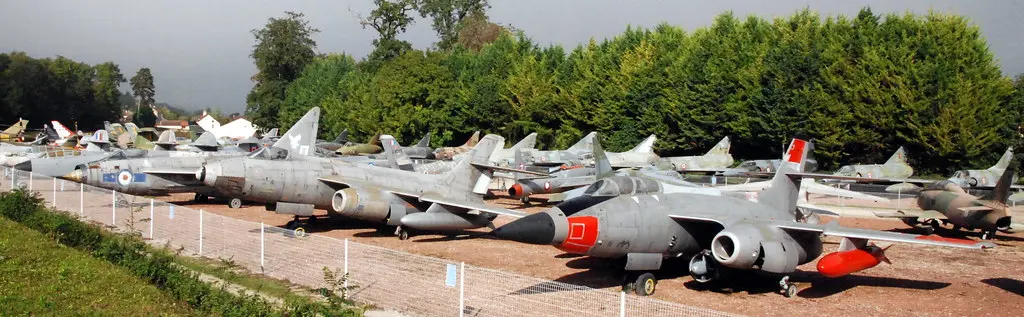 Part of the aircraft collection, Chateau de Savigny-lès-Beaune, Côte d'Or, Bourgogne, France.