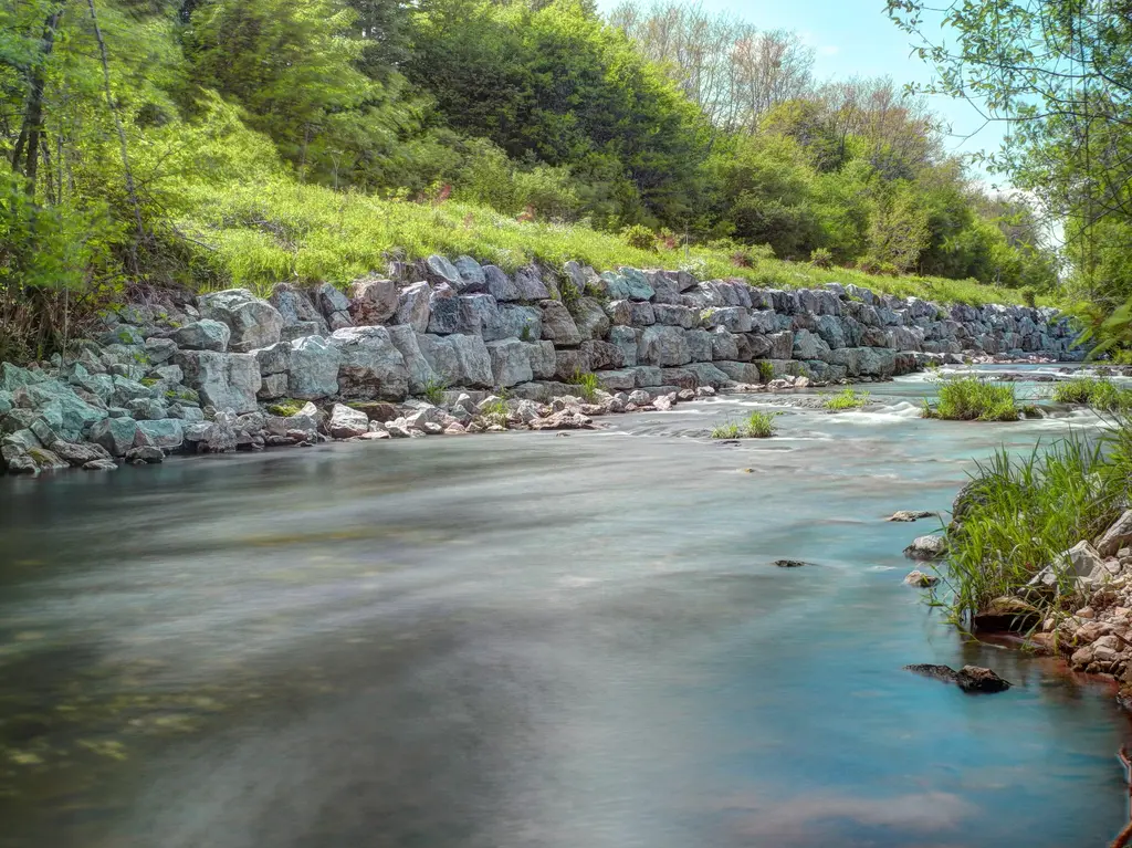 Savoureuse river in Valdoie
