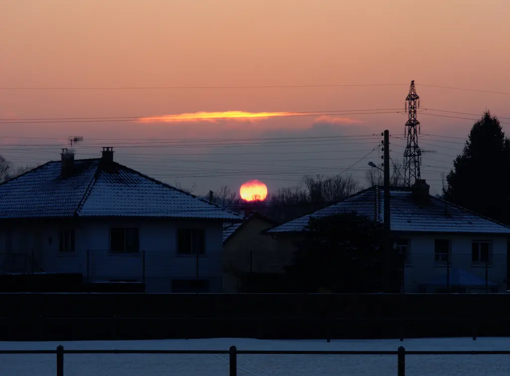 Sunrise in Vieux-Charmont