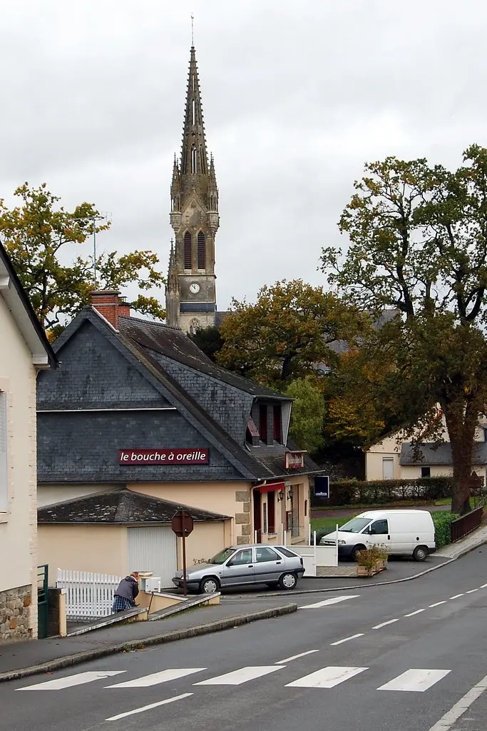 France, Bretagne, Ille et Vilaine, Balazé, Rue Saint Martin