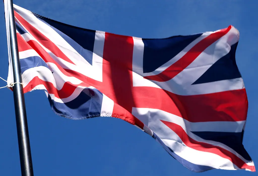 British flag (Union Jack) in Bangor