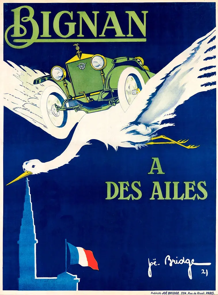 BRIDGE, Joë (Jean BARREZ). Bignan a des Ailes, 1921.