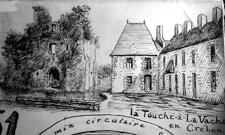 Château de la Touche-à-la-Vache (Créhen, Côtes-d'Armor)