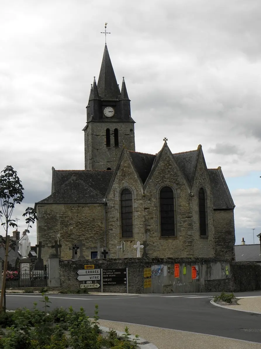La Chapelle-Erbrée (35) Église