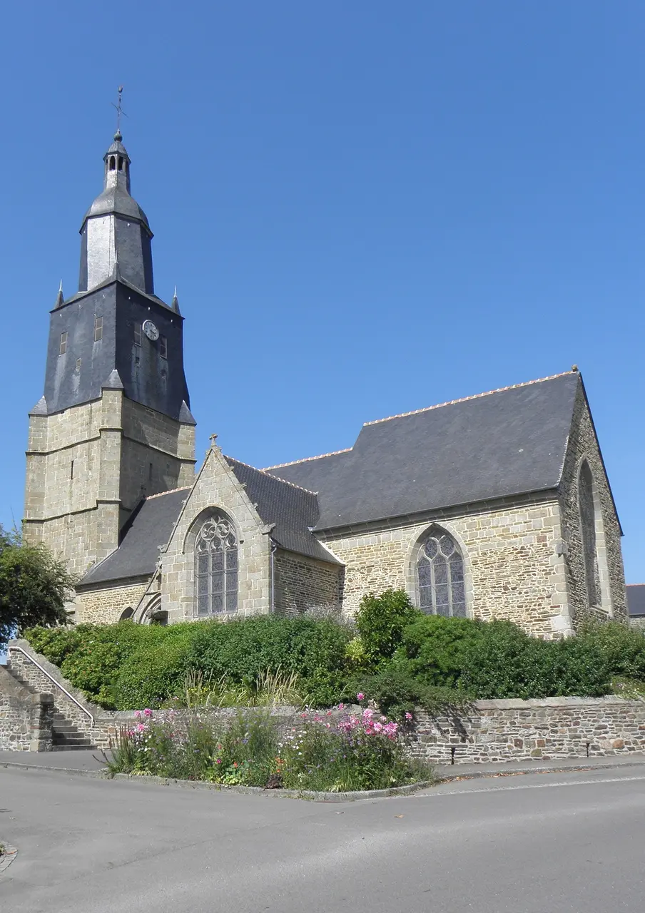 Javené (35) Église Saint-Martin - Extérieur - Flanc sud - 03