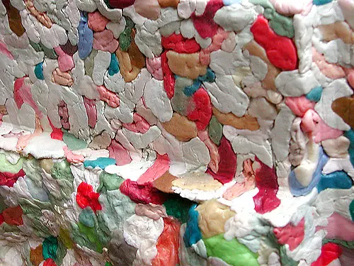 Chewing-gum [sculpture detail - Isabelle Magdinier Pont Scorff exhibition ]