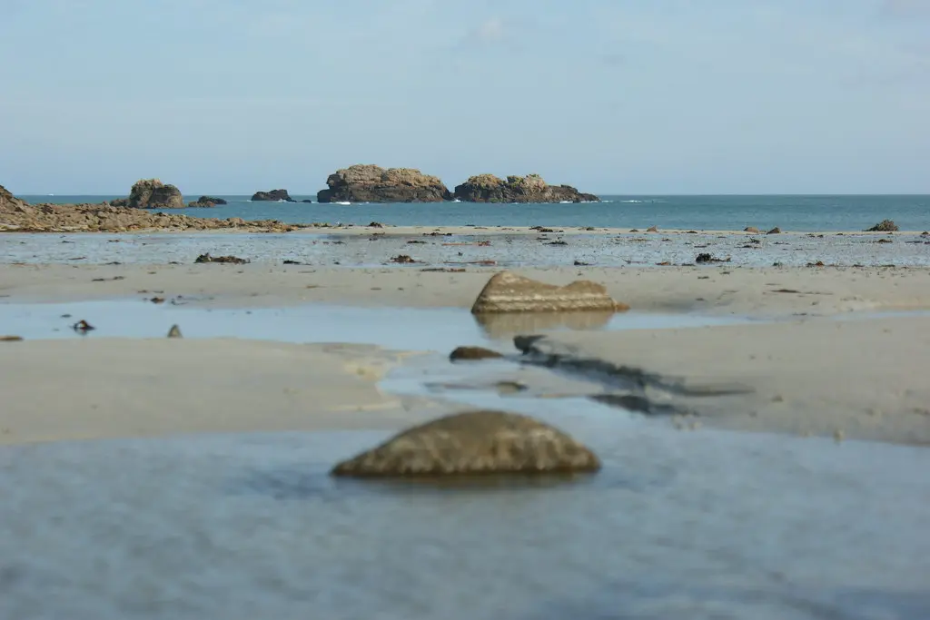 Les deux fesses (ou Roc'h Goalen), Primel-Trégastel, Plougasnou (Finistère, Bretagne)