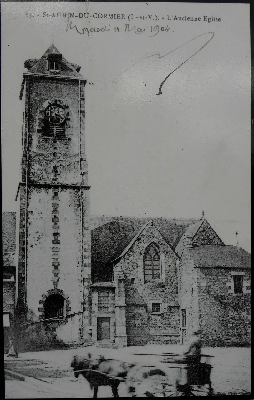 Saint-Aubin-du-Cormier (35) Ancienne église Saint-Malo