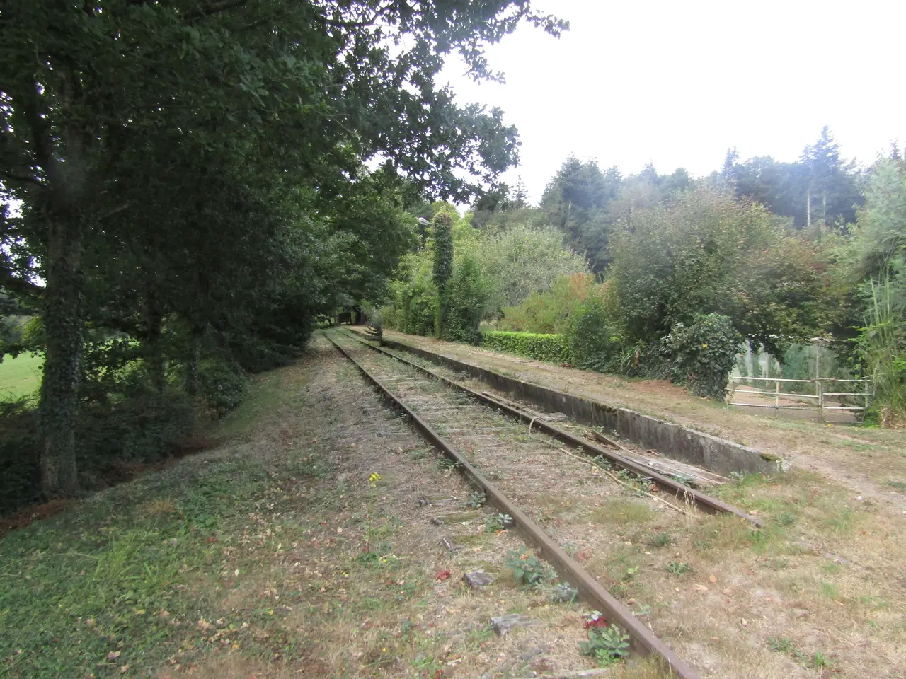 Gare d'Hémonstoir - Saint-Gonnery quai 2018
