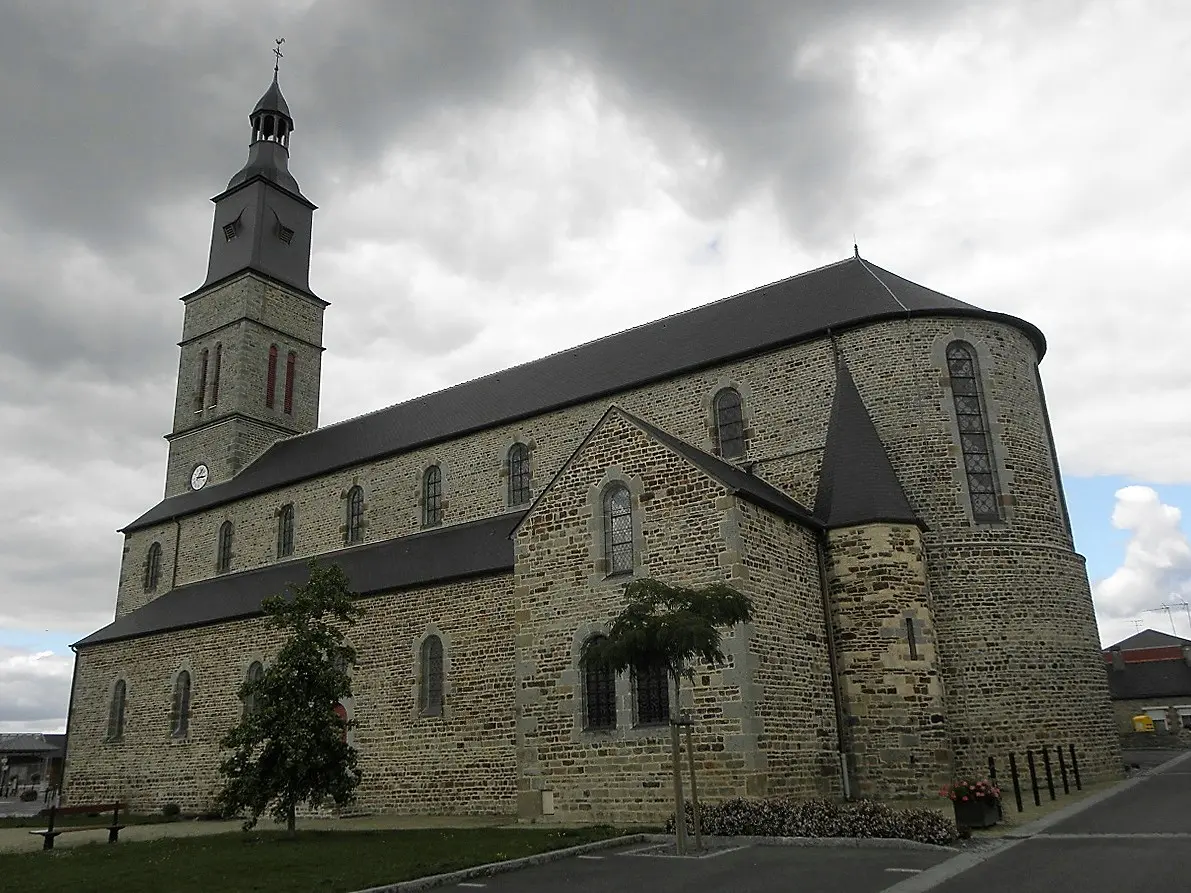 Saint-M'Hervé (35) Église Saint-Éloi - Extérieur
