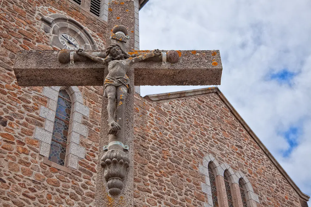 Saint-Malo Stone Crucifix
