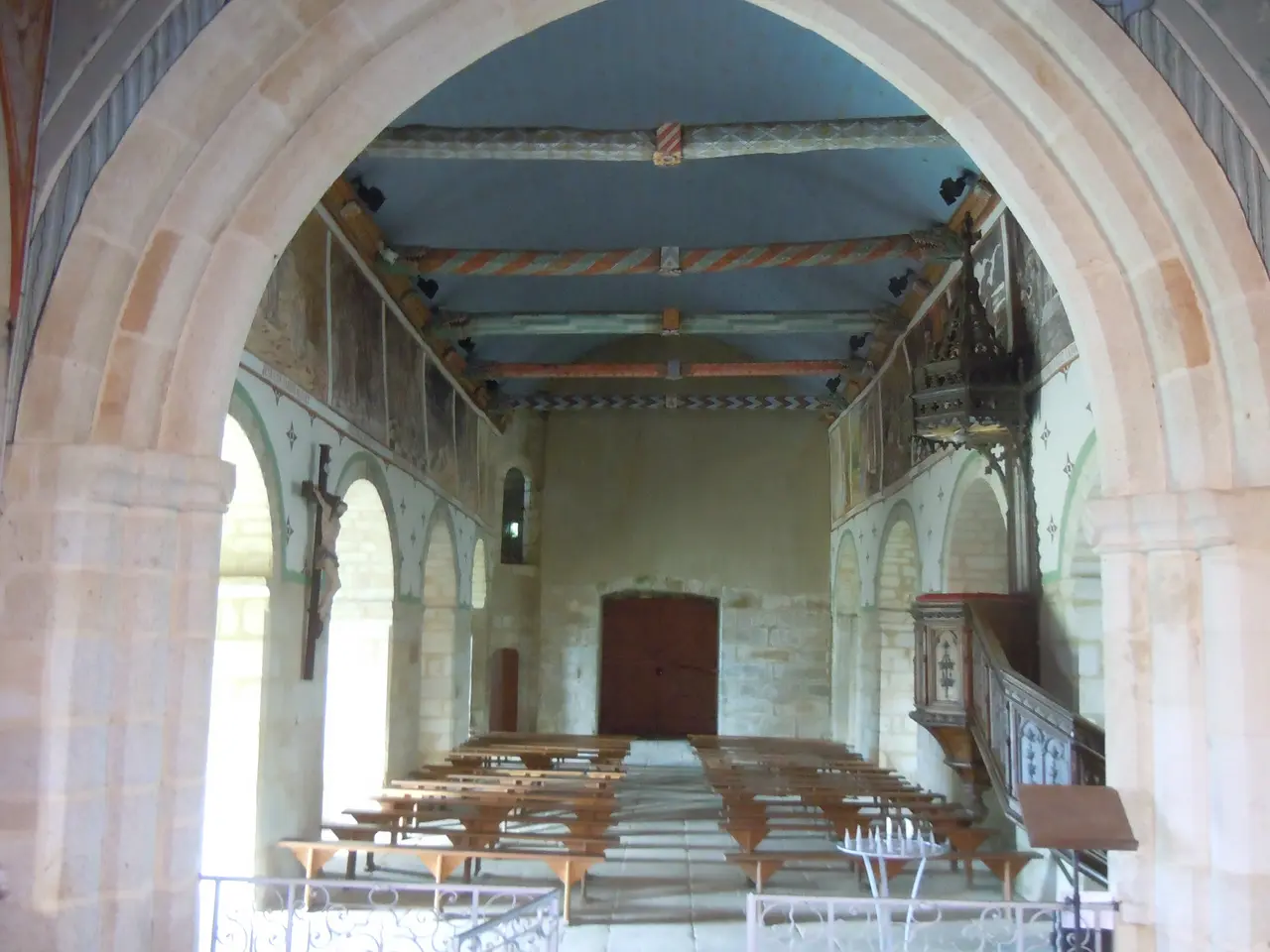 Scaër nef chapelle de Coadry