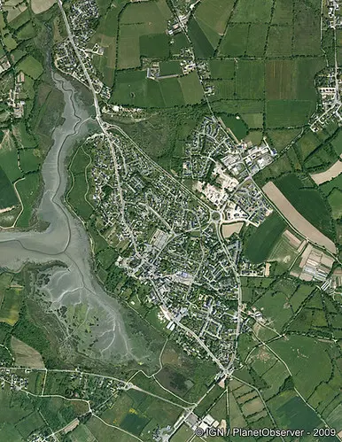 Séné en 2009, France - Aerial view - IGN/PlanetObserver