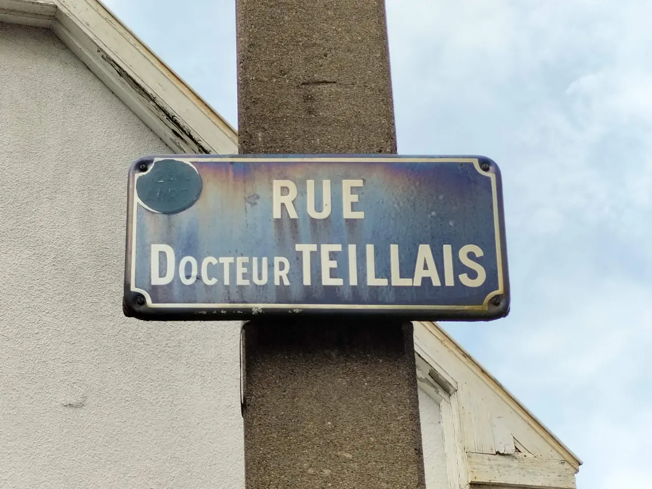 Plaque Rue Docteur Teillais, Nantes