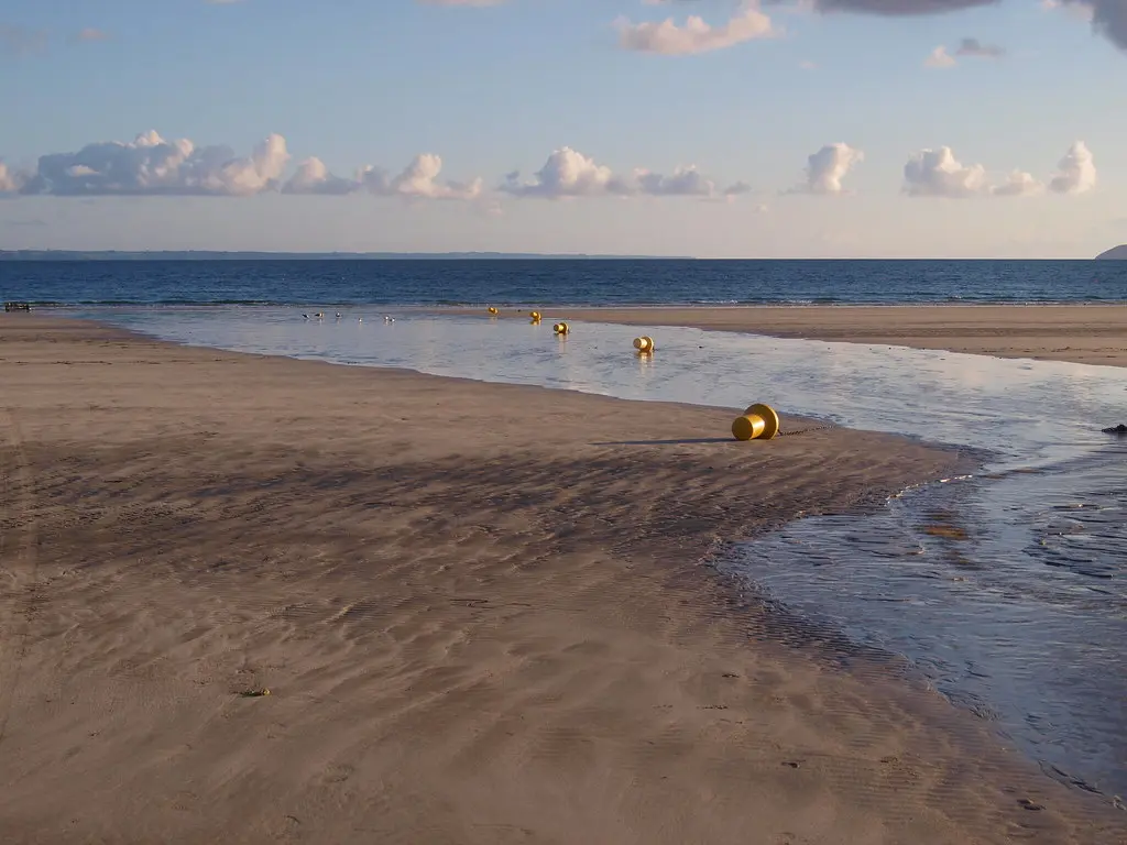 Abendsonne am Strand bei Telgruc, Telgruc-sur-Mer / Britanny / France