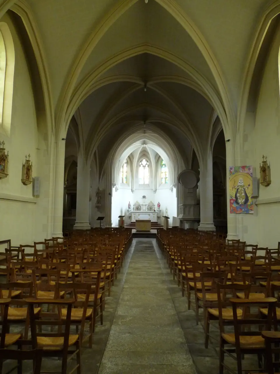 Thorigné-Fouillard (35) Église Saint-Melaine - Intérieur - 01