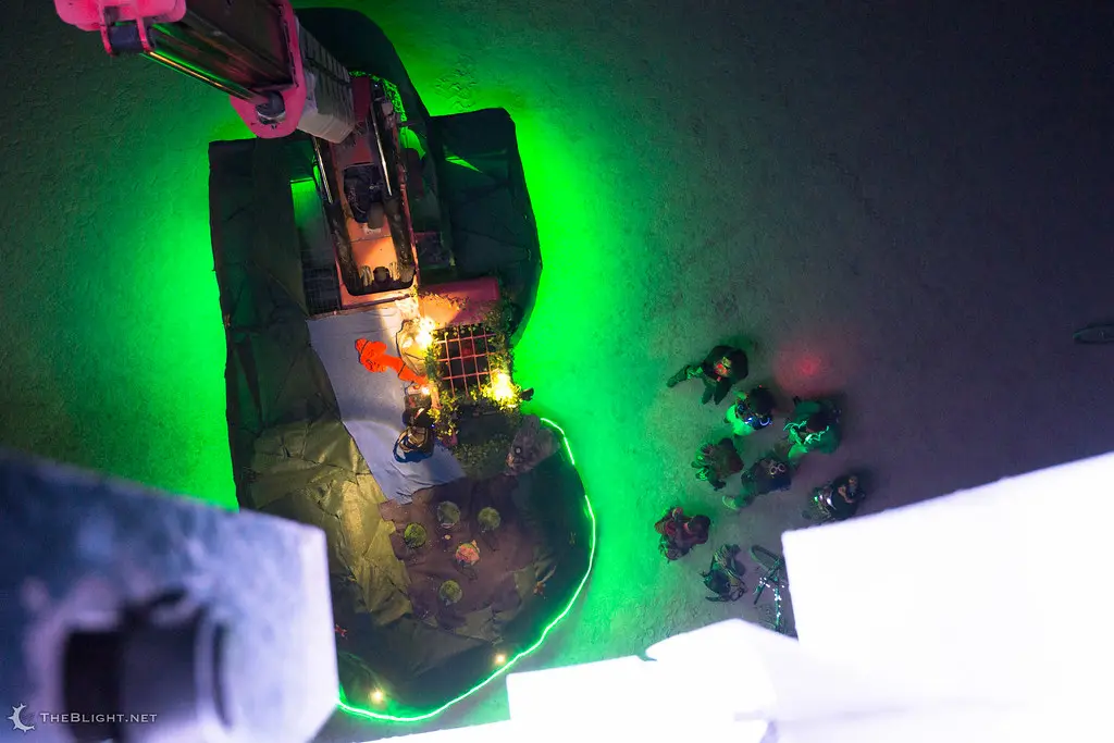Looking down from the Ardent Mobile Cloud Platform at Burning Man 2013
