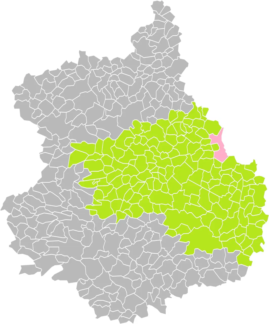 Auneau-Bleury-Saint-Symphorien (Eure-et-Loir) dans son Arrondissement