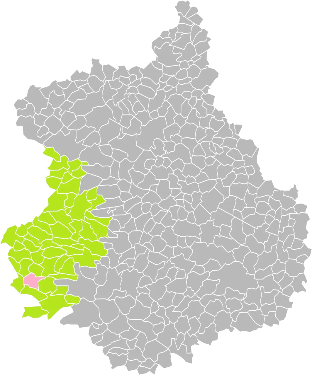 Authon-du-Perche (Eure-et-Loir) dans son Arrondissement