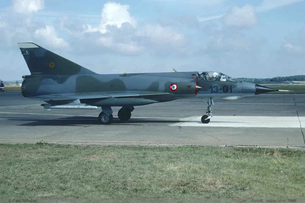 MIRAGE III E 438 13-QI Avord septembre 1989