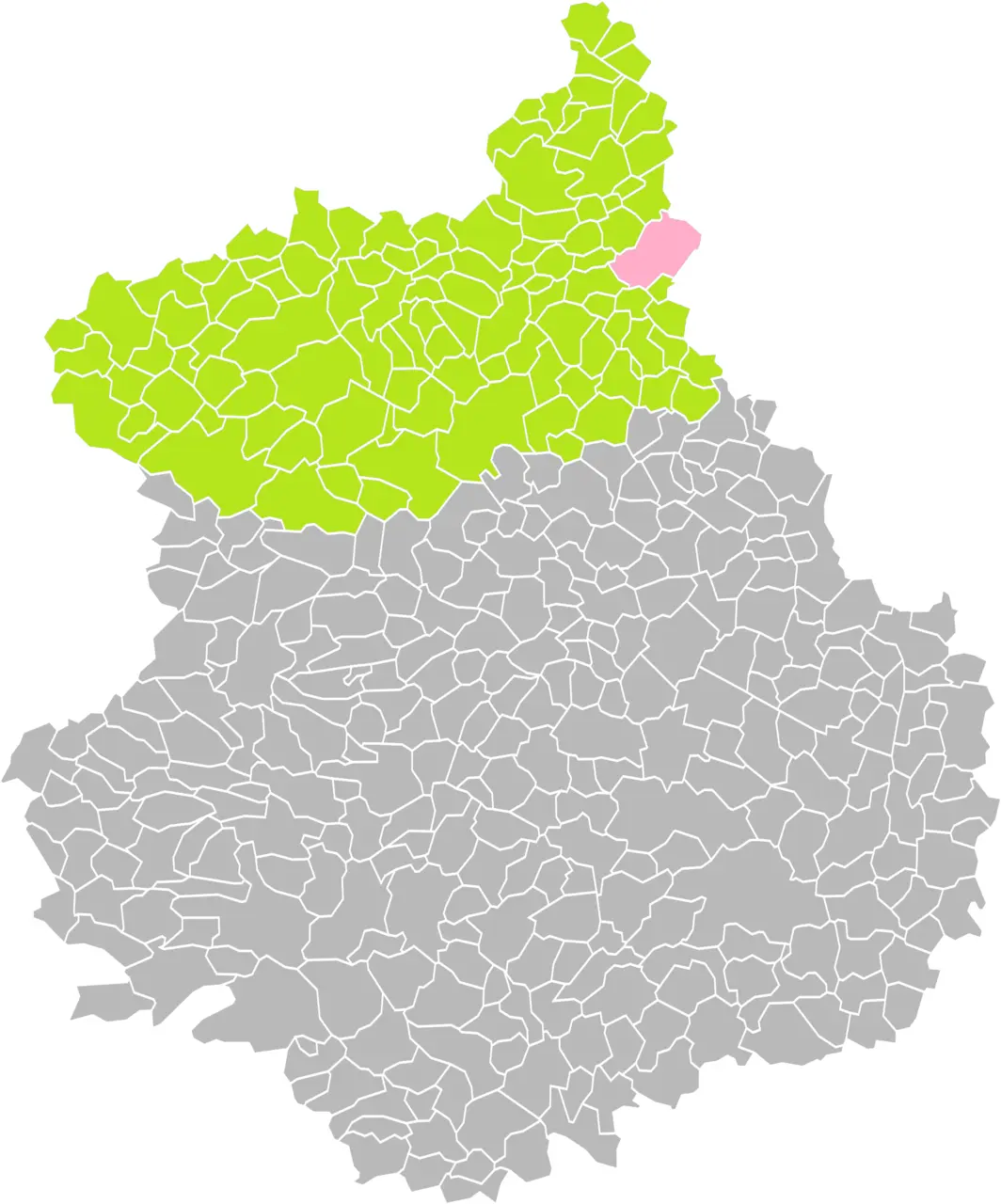 Boutigny-Prouais (Eure-et-Loir) dans son Arrondissement