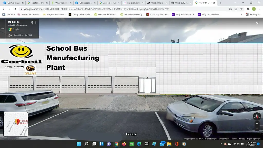 Corbeil School Bus manufacturing Plant 1315 New York Ave, Union City, NJ 07087 building B