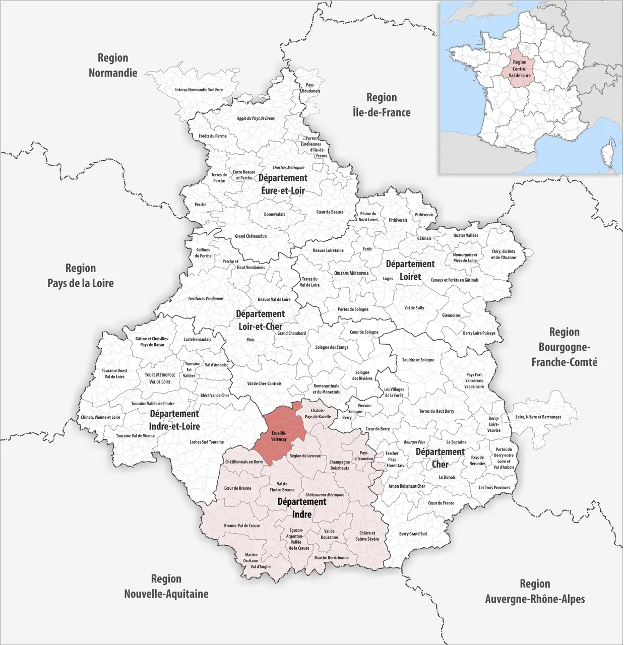Gemeindeverband Écueillé-Valençay 2019