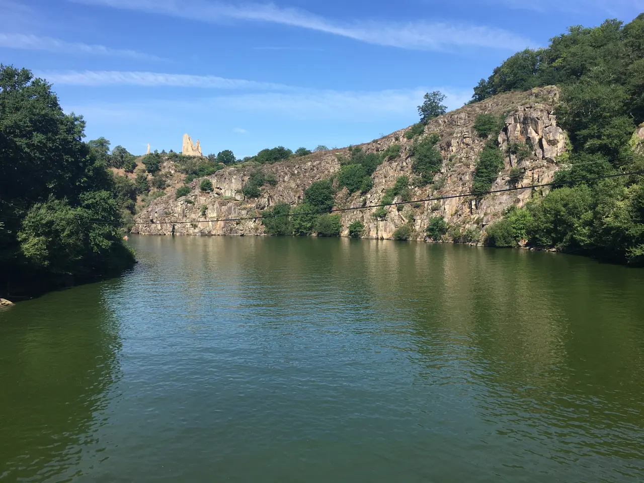 Creuse - Crozant (23) - Vue vers Éguzon-Chantôme