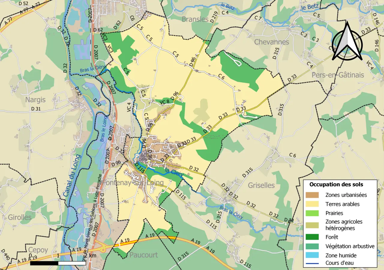 45145-Ferrières-en-Gâtinais-Sols
