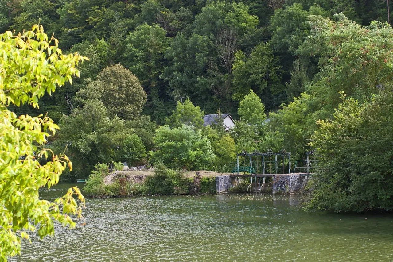 Écluse sur le Loir - Fréteval (Loir-et-Cher)