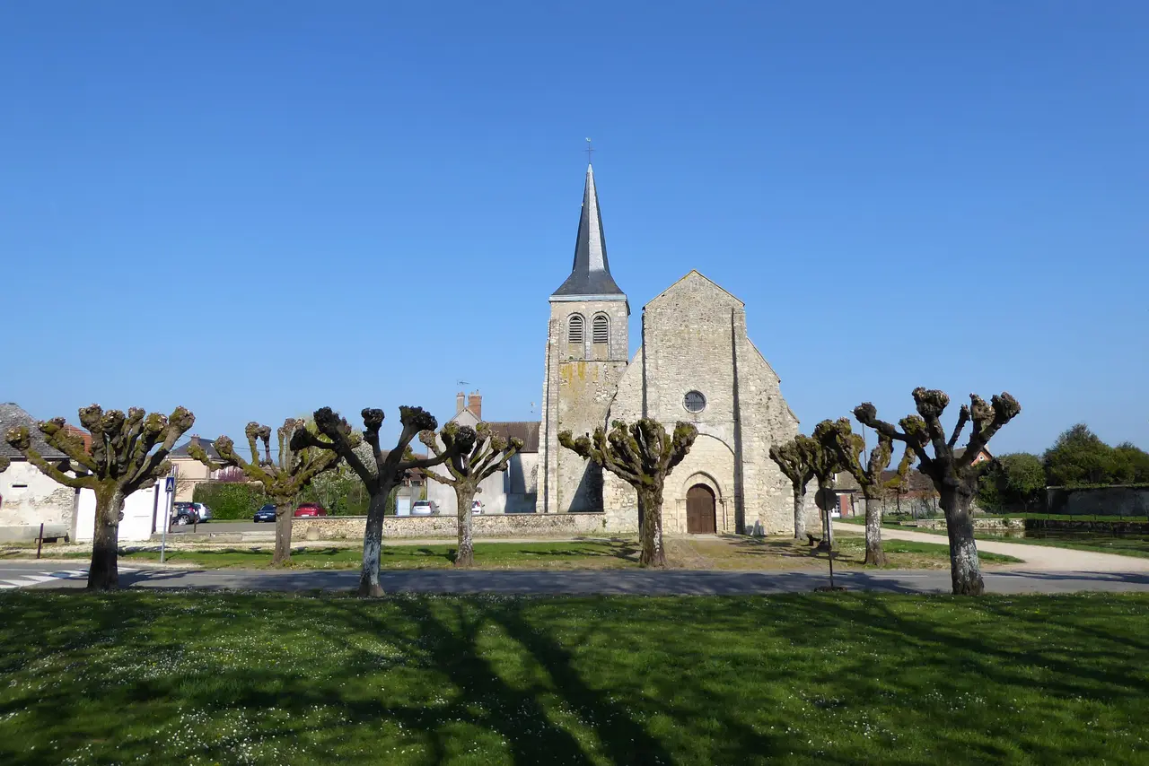 Église Saint-Aignan mare Goussainville Eure-et-Loir France