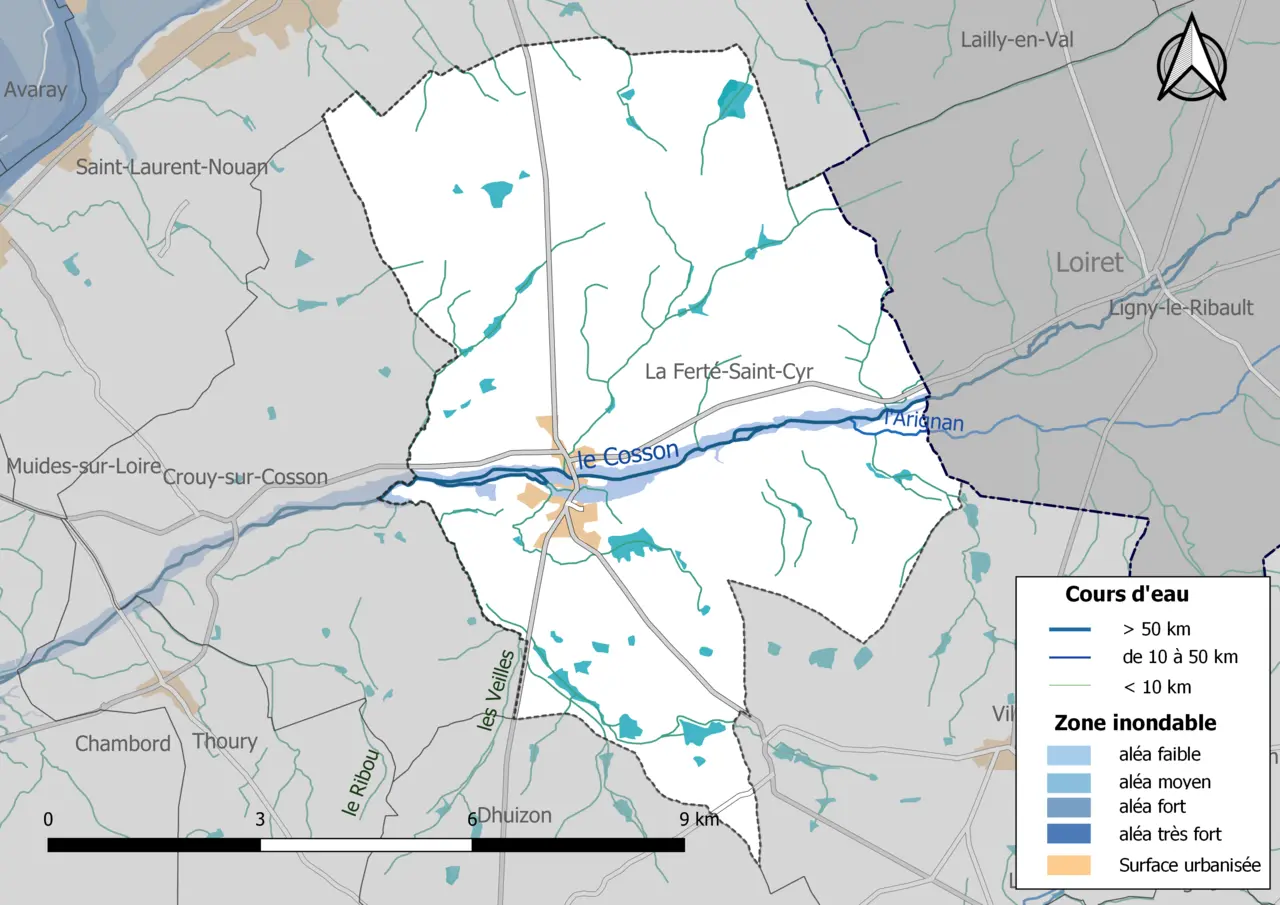41085-La Ferté-Saint-Cyr-Zone inondable