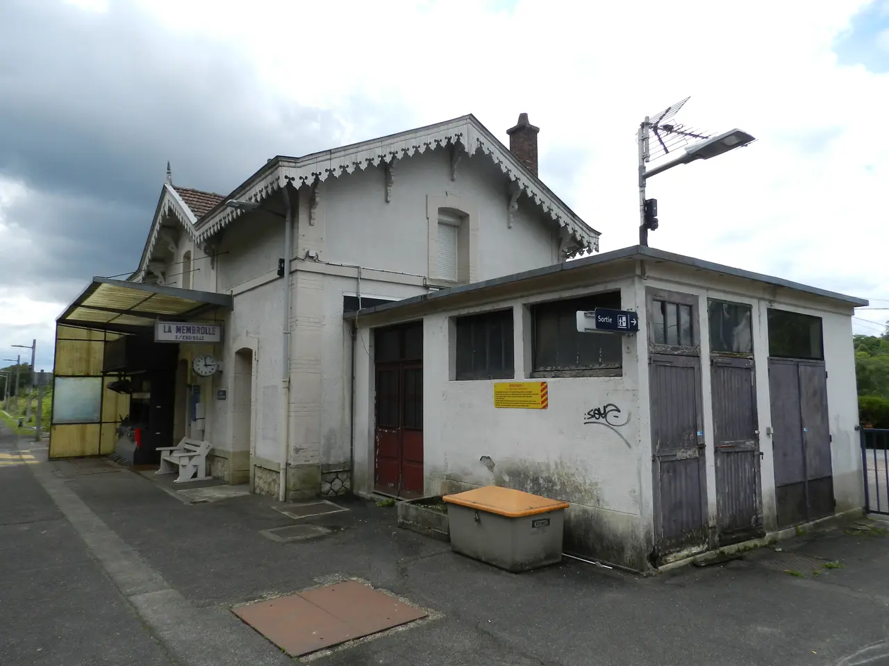 Gare de La Membrolle-sur-Choisille en juin 2020