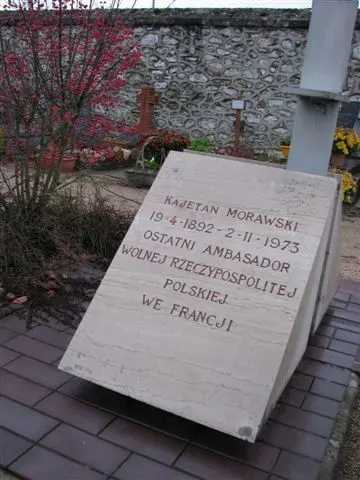 Kajetan Morawski's grave, Lailly en Val, December 5, 2008, Fot. Mariusz Kubik 02