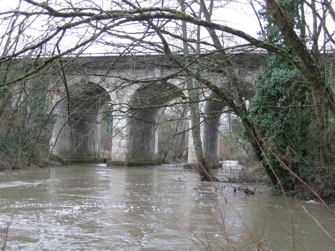 Lamotte-Beuvron pont-rail sur le Beuvron 2