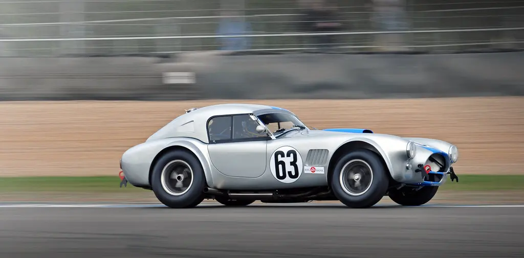 Karsten le Blanc & Nigel Greensall's 1963 AC Cobra Le Mans Coupe No.63 - 2013 Donington Historic Festival